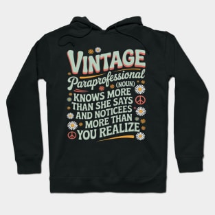 Paraprofessional Educator Intervention Teacher Hoodie